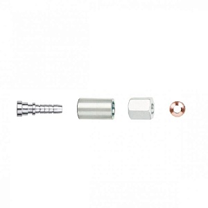 Фитинг прямой, 5/8"-18UNF (на трубку 6мм)