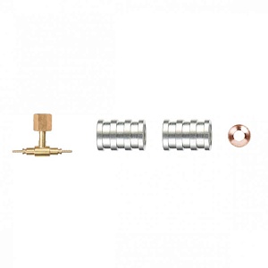 Тройник c ниппелем под гайку 1/4", 7/16"-20UNF (на трубку 2мм)