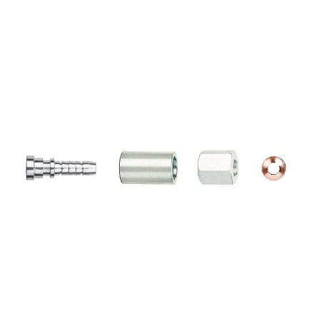 Фитинг прямой, 5/8"-18UNF (на трубку 6мм)